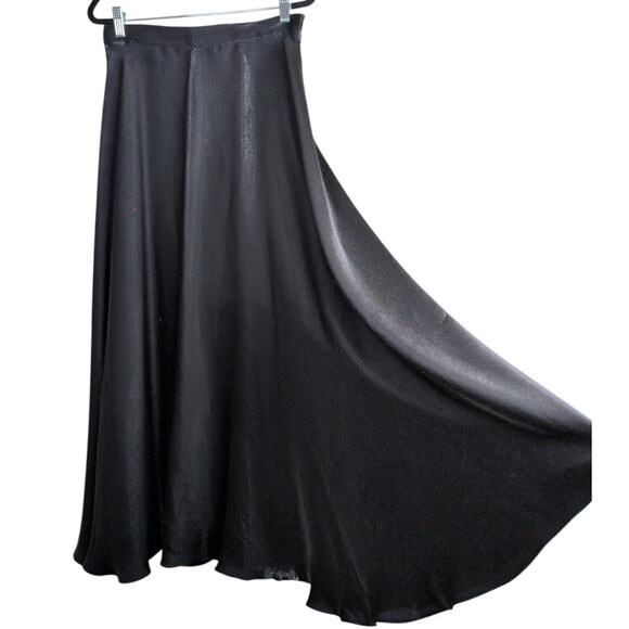 JS Collections Satin Midi‎ Skirt 10 Whimsigoth Fairy Grunge Romantic Party Event - Picture 2 of 6